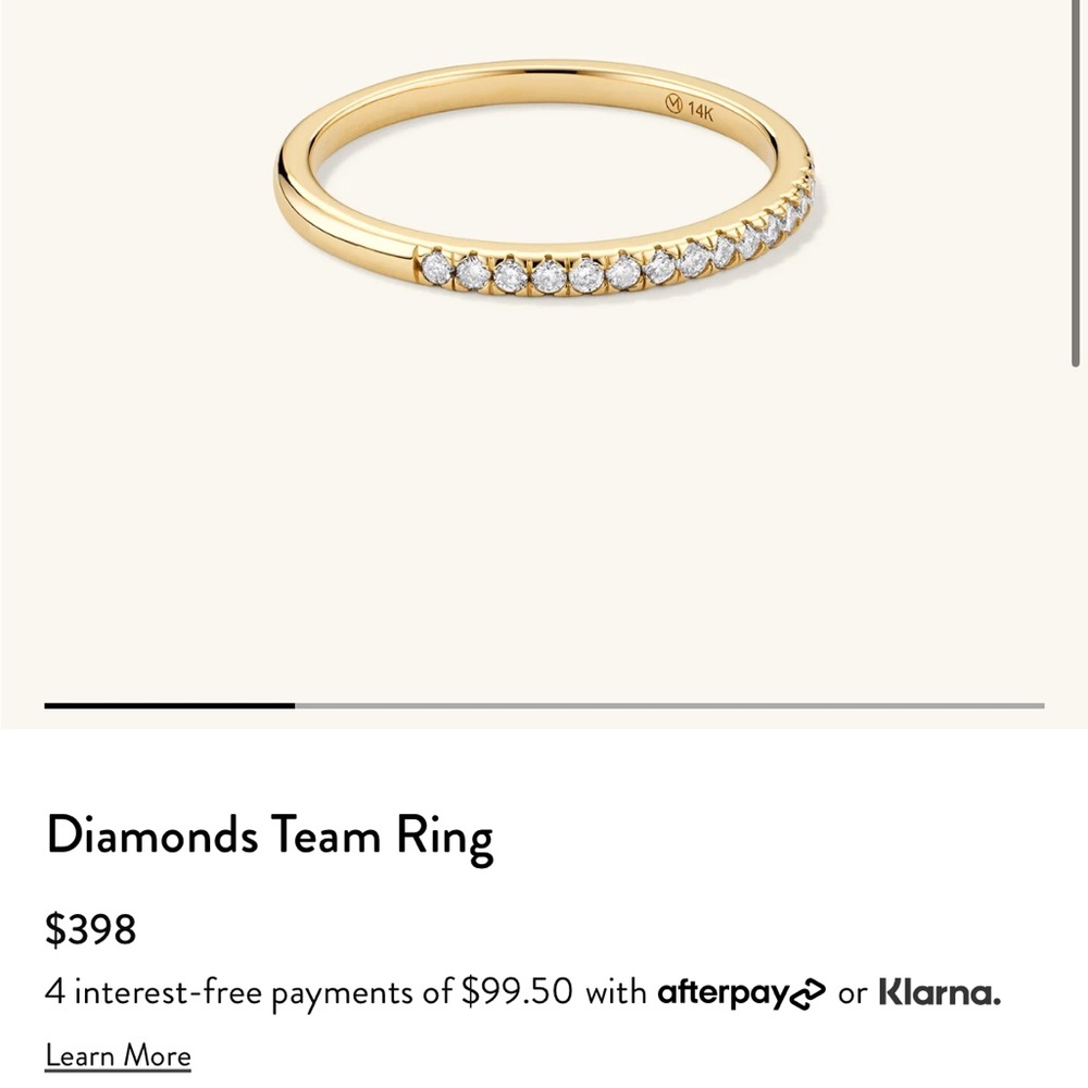 Mejuri Diamonds Team Ring